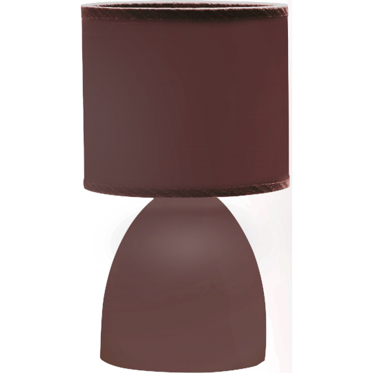 Dekorativna stona lampa keramička E14 braon M1011